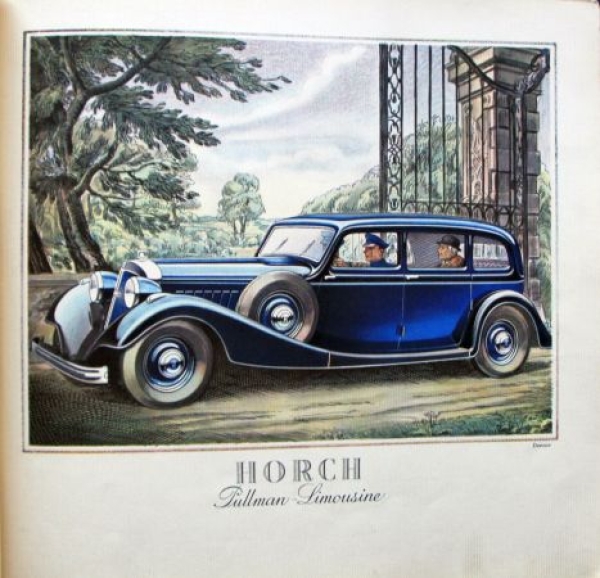 Horch 830 B Modelprogram 1935 Carbrochure (6908)